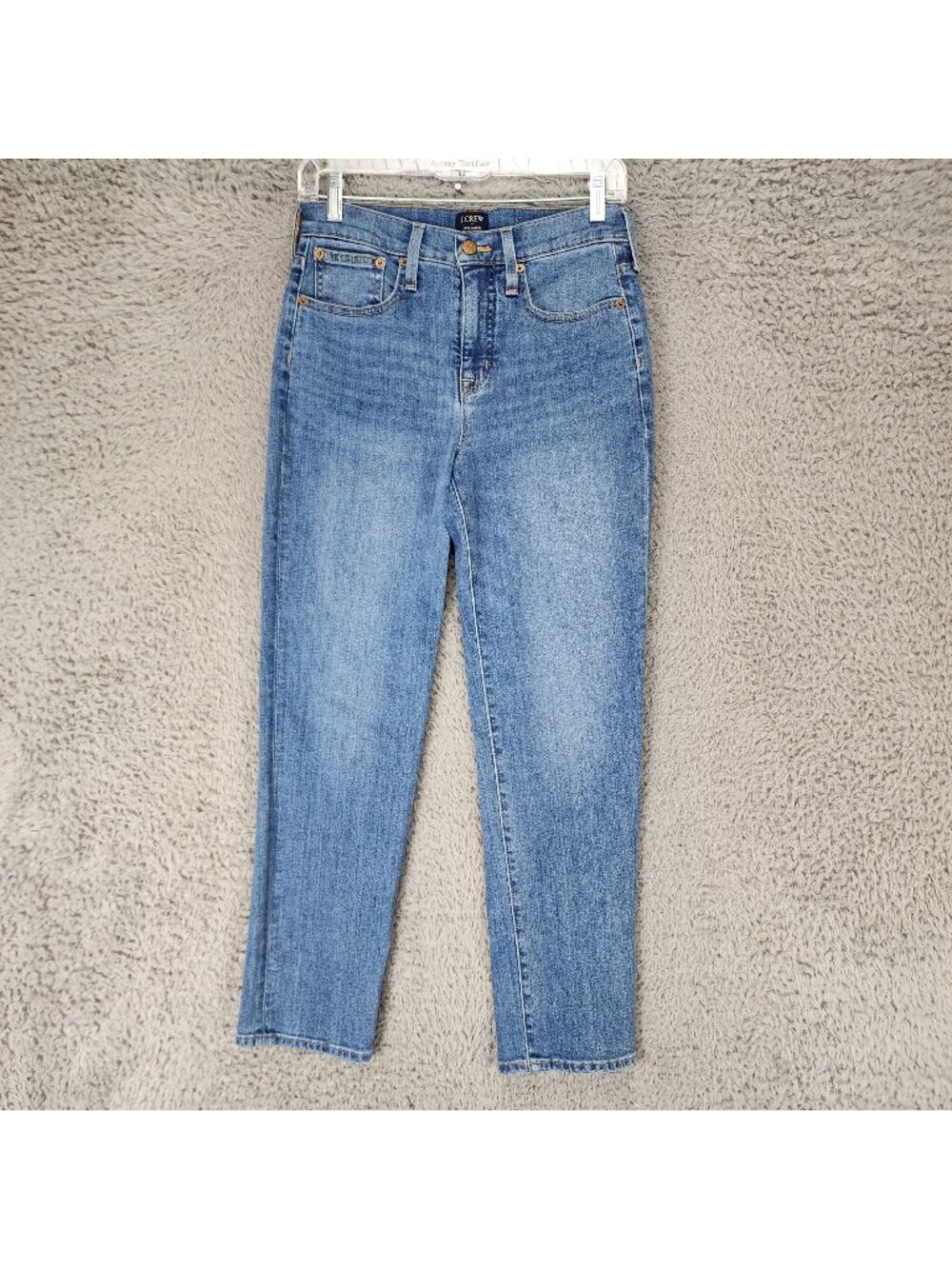 J. Crew Jeans Womens 24 Blue Stretch Denim Relaxed Boyfriend